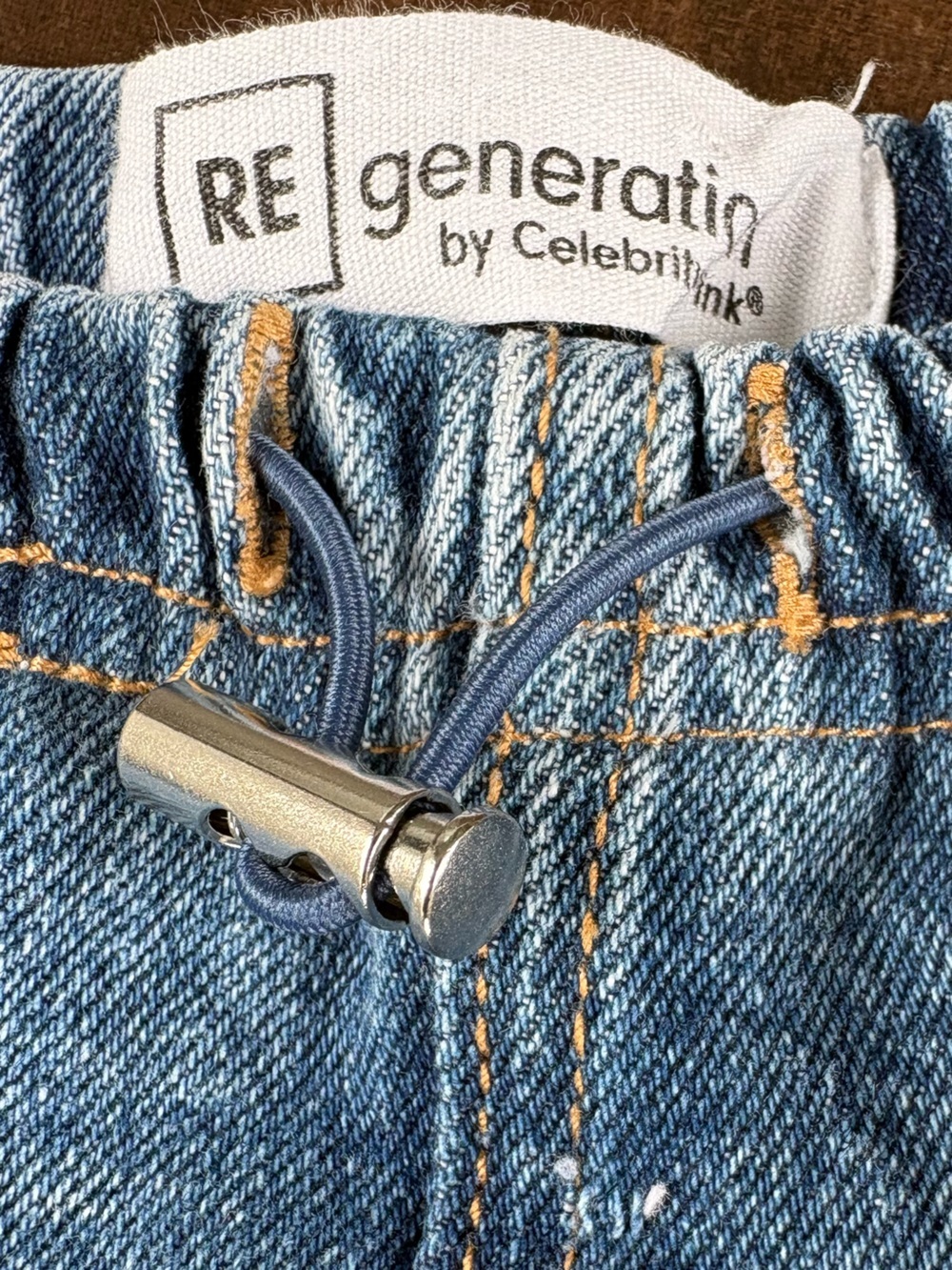 RE Generation Y2K Inspired Denim Maxi Skirt Utility Cargo Light Wash XS/S - Picture 5 of 7